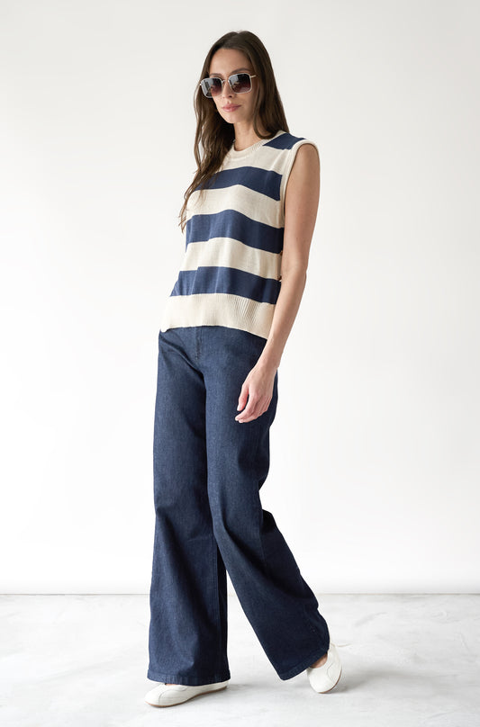 Chaleco Zara Azul