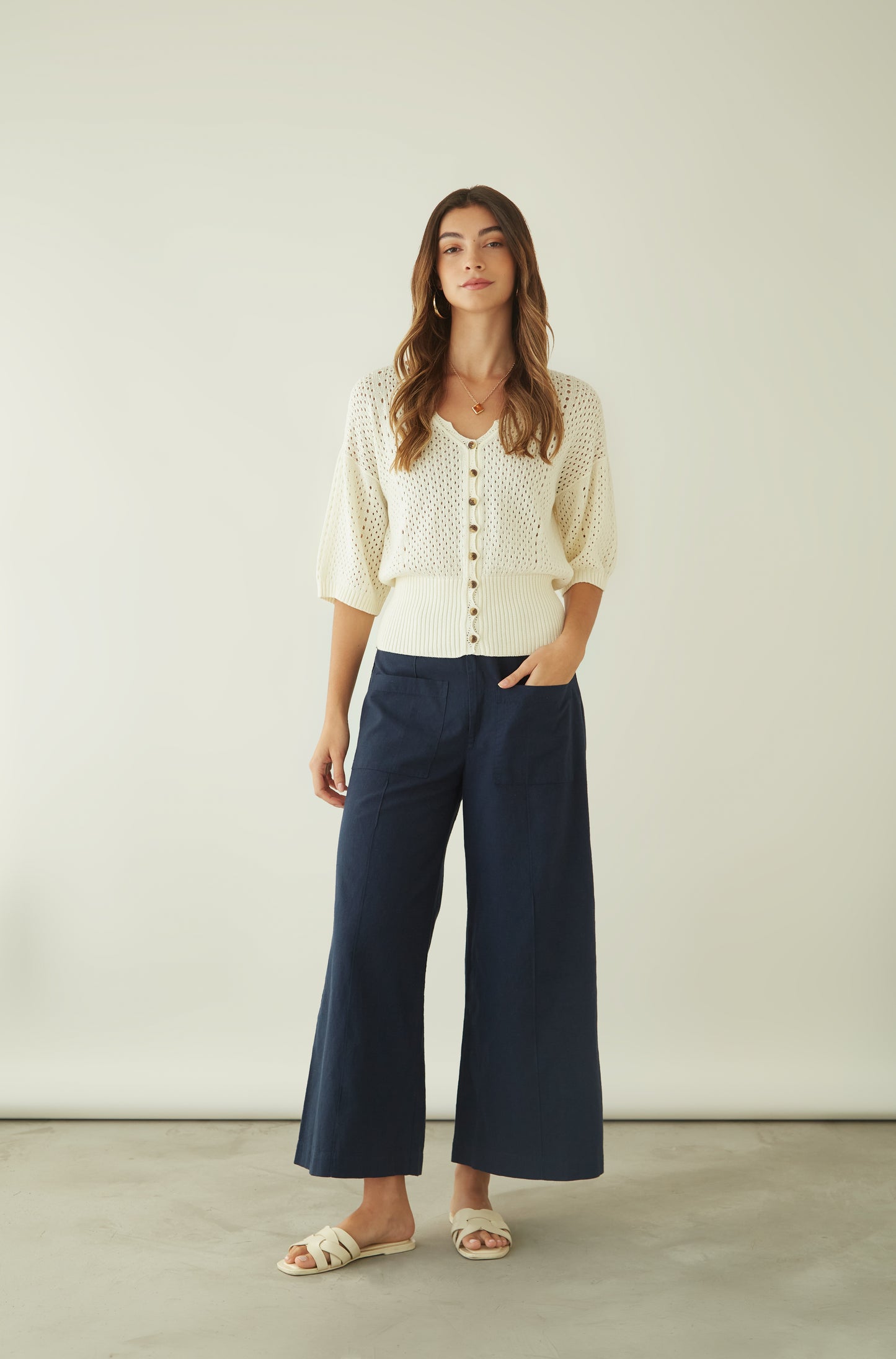 Pantalon Bolonia Azul