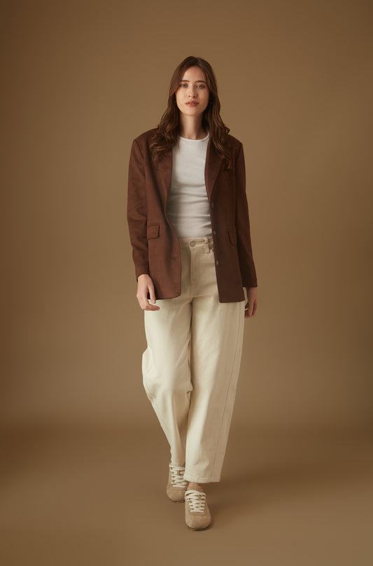 Blazer Denis Marron