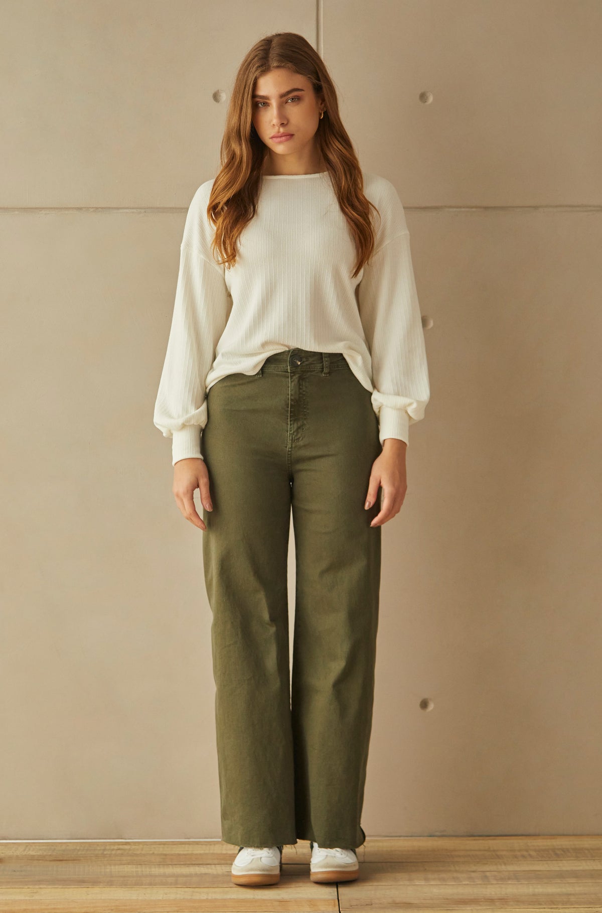 Pantalon Macadamia Verde