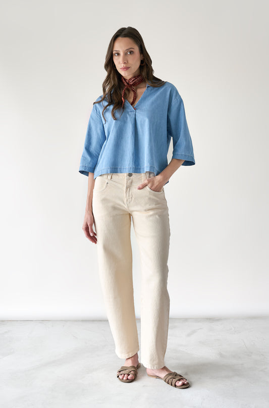 Blusa Porto Celeste