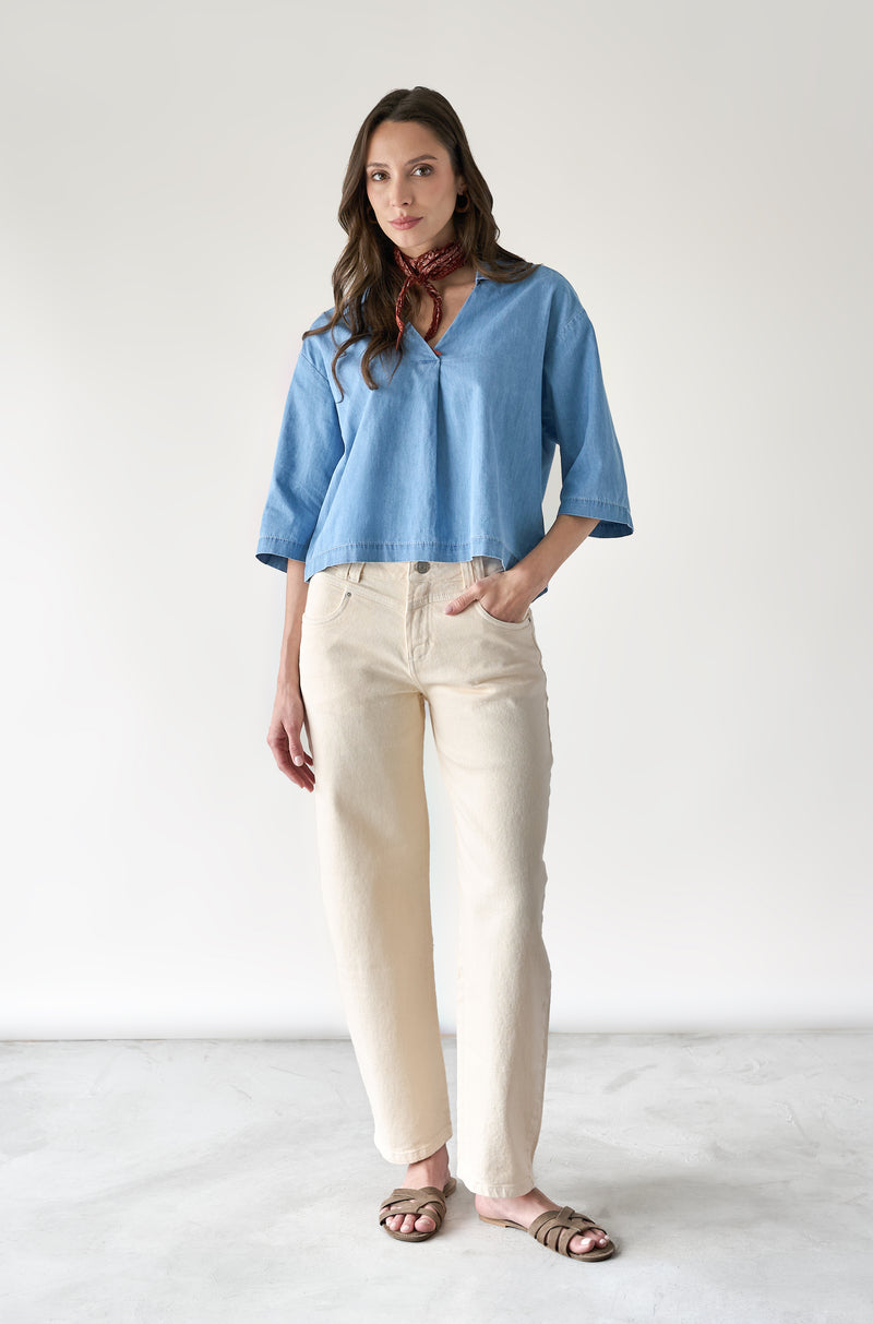 Blusa Porto Celeste