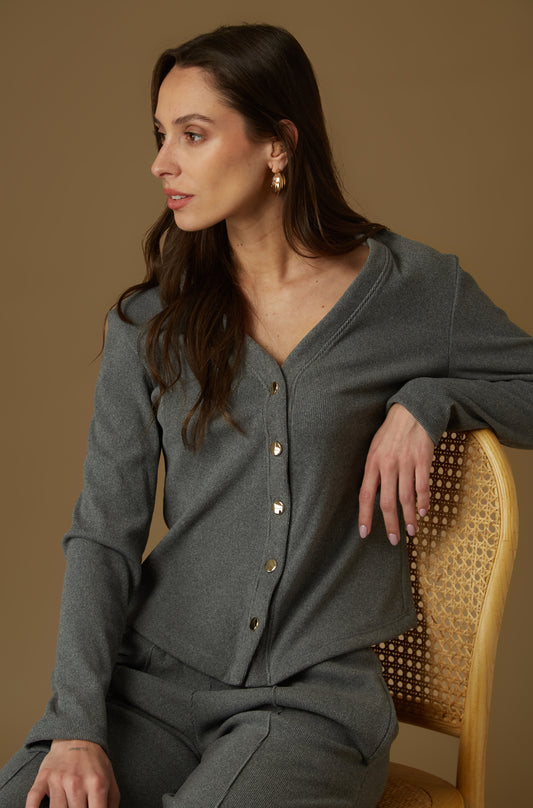 Polo Beatriz Gris