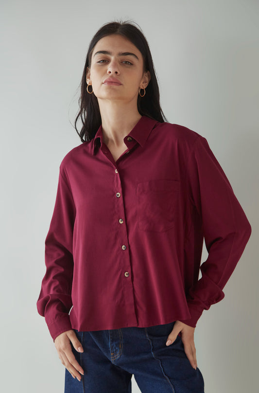 Blusa Ember Guinda