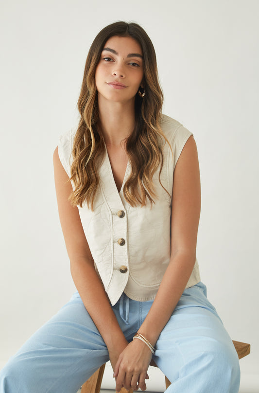 Chaleco Navio Crema