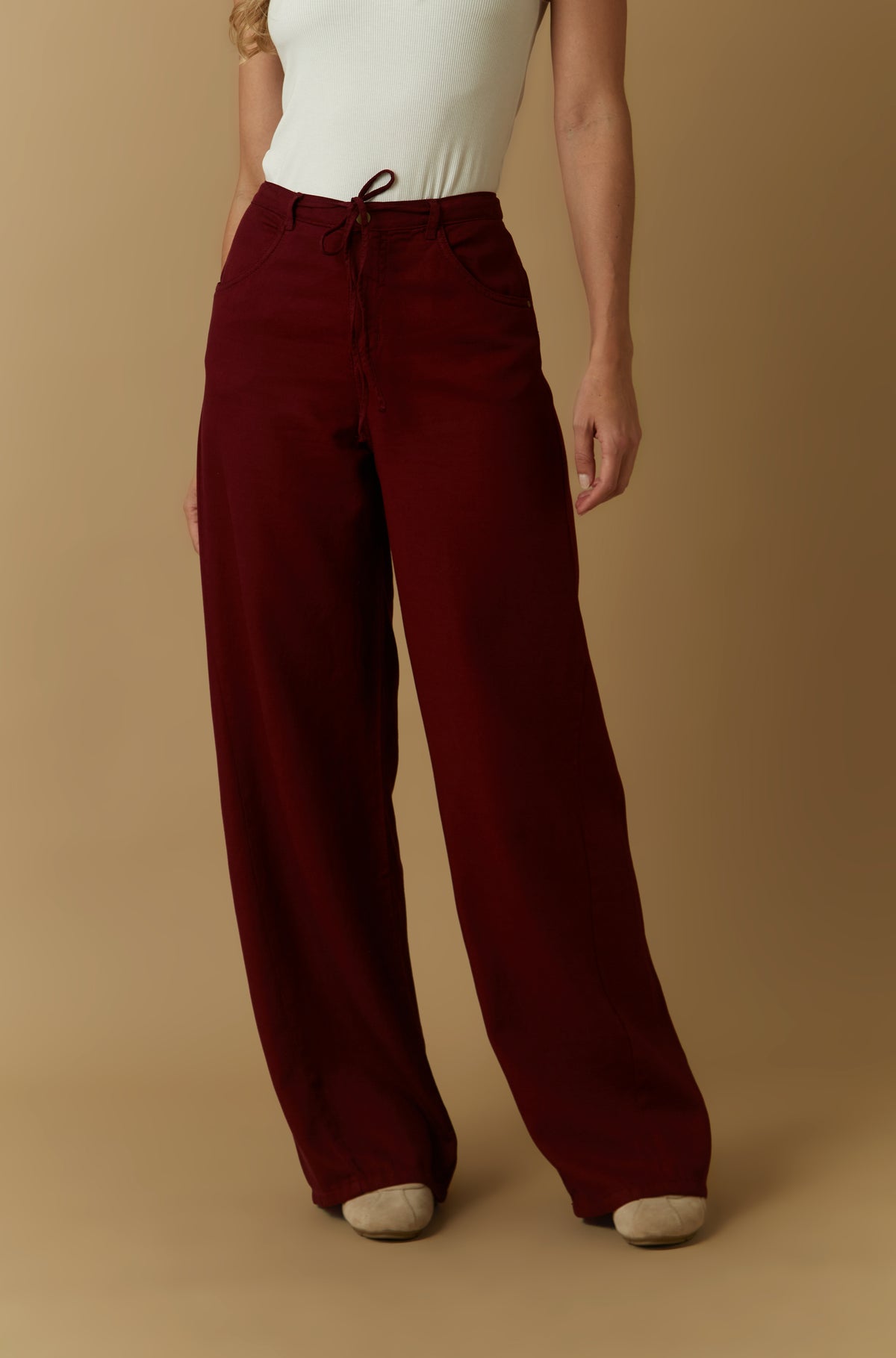 Pantalon Mancora Guinda