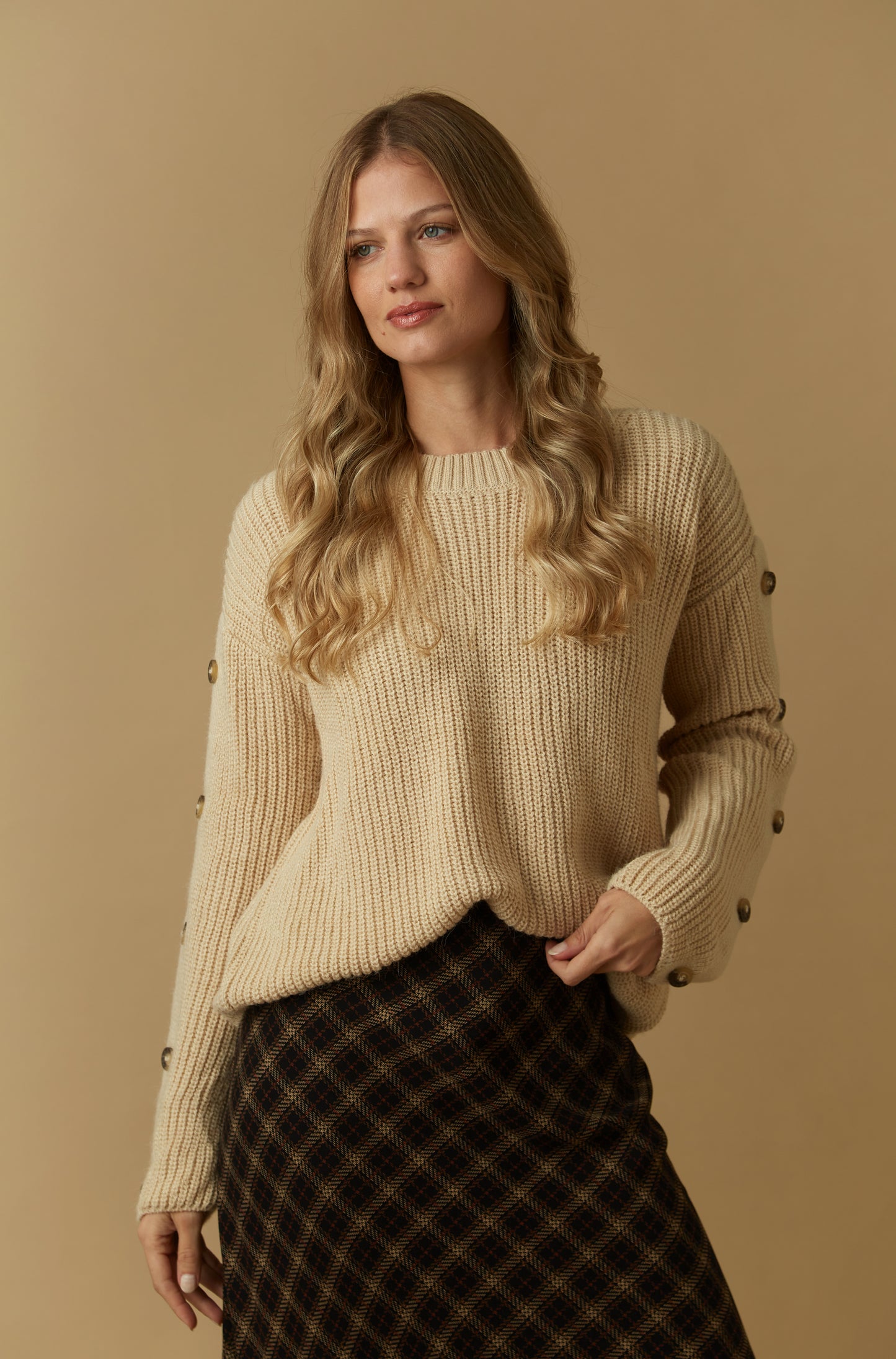 Chompa Aiden Beige