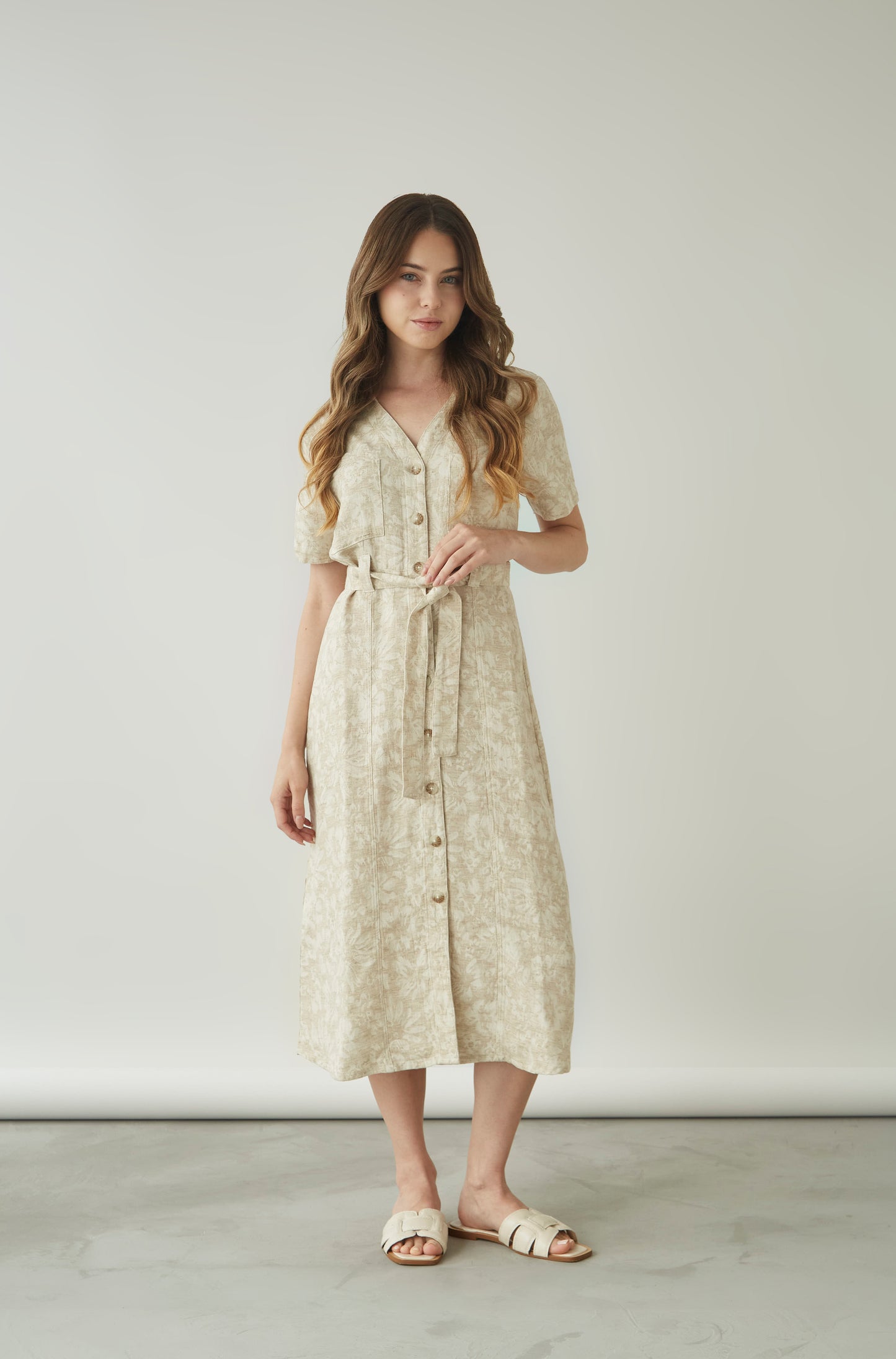 Vestido Darcy Beige