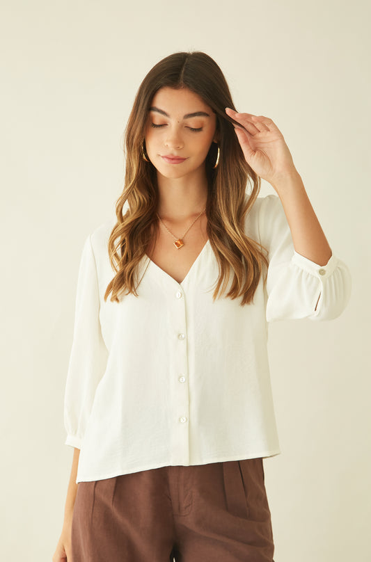 Blusa Close Off White