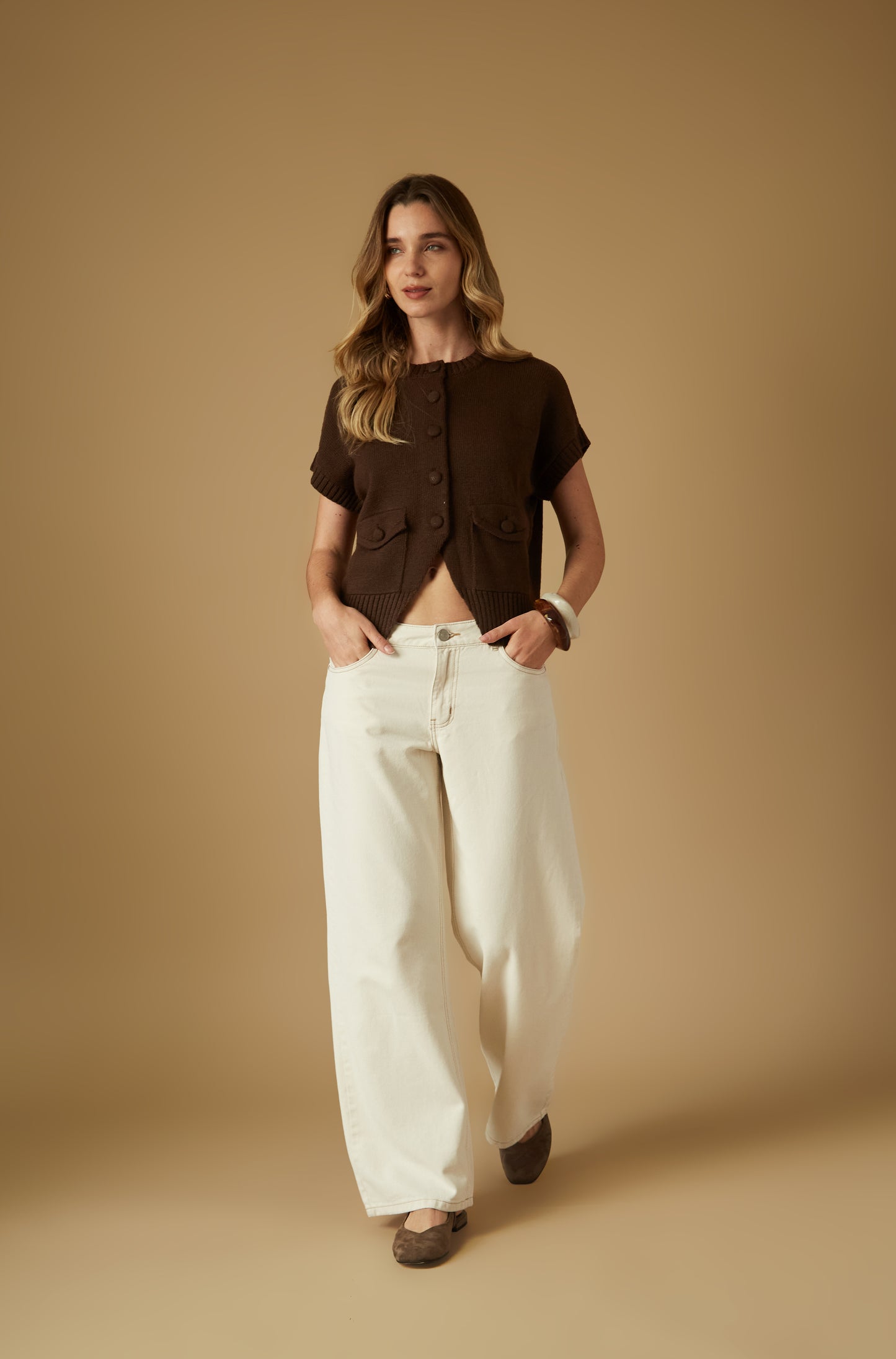 Pantalon Carol Ivory
