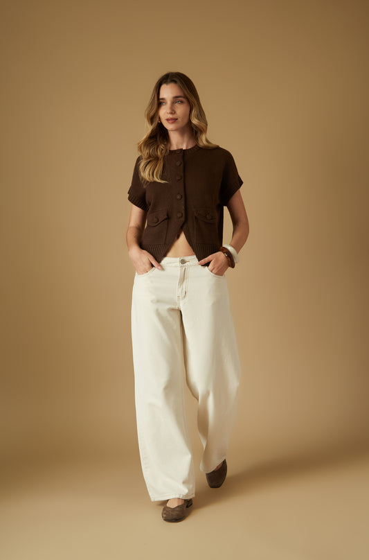 Pantalon Carol Ivory