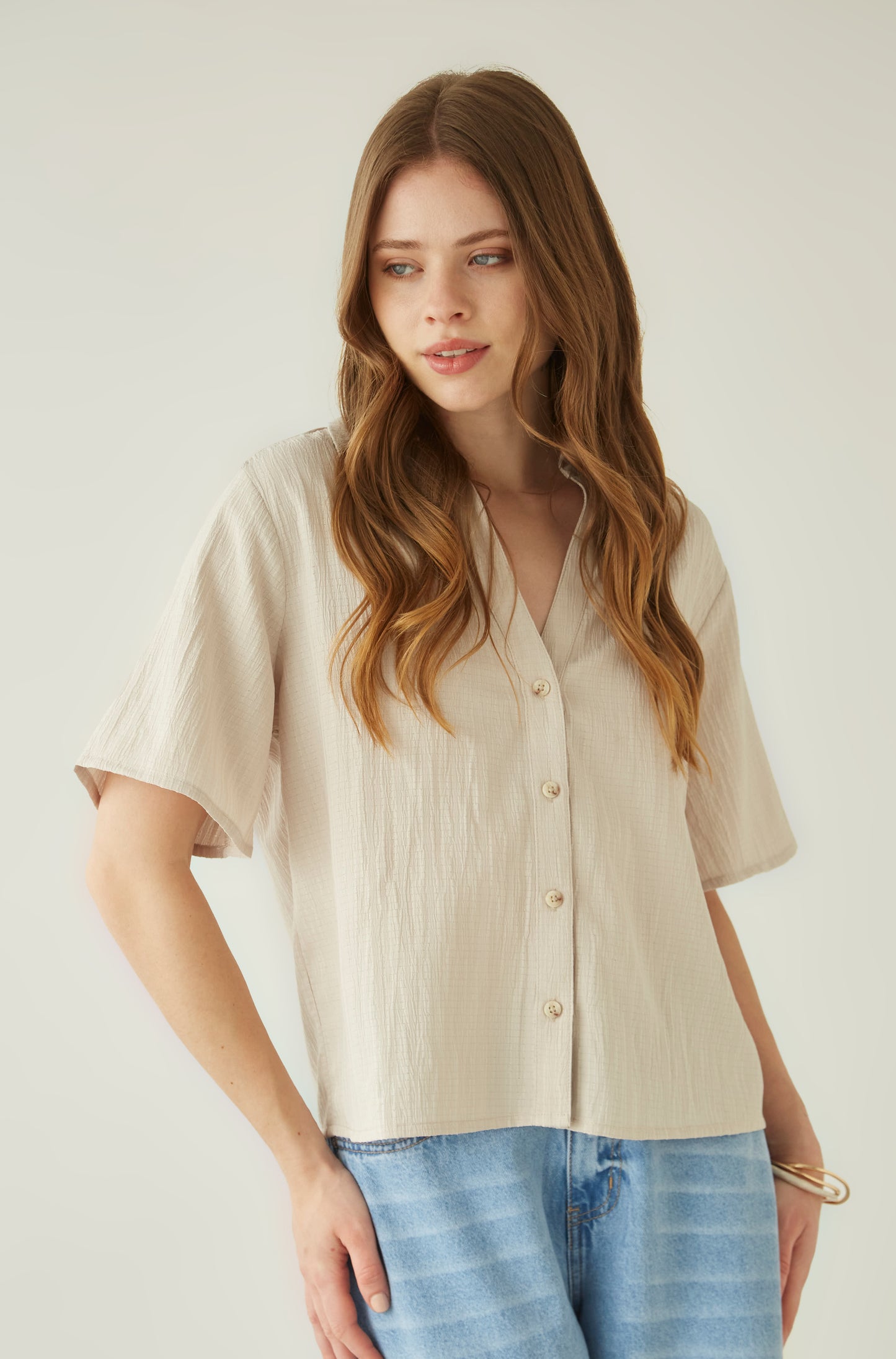 Blusa Noa Beige
