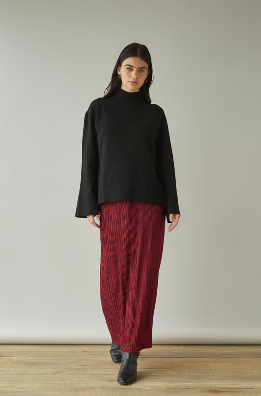 Falda Slip Guinda