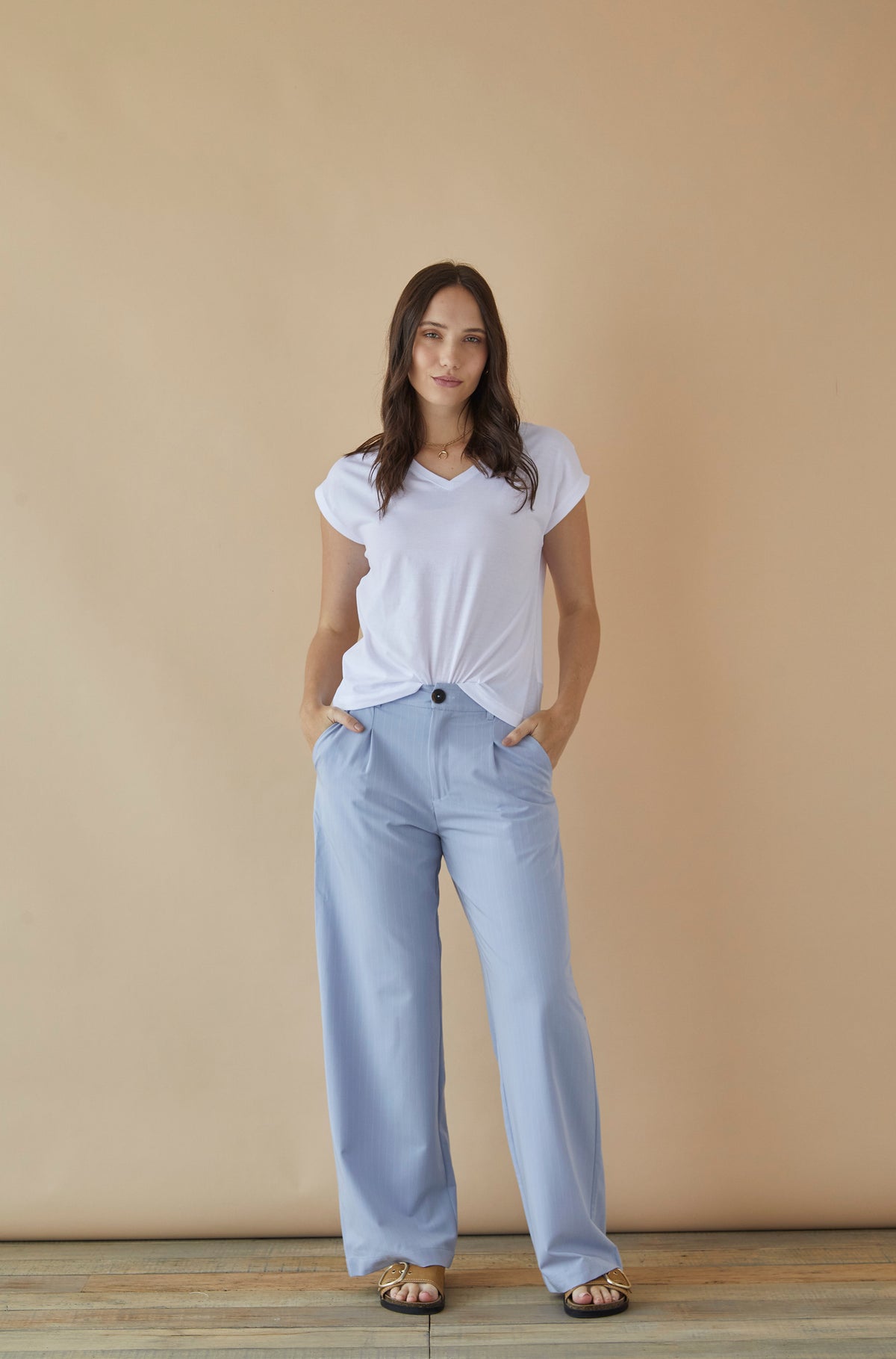 Pantalon Luli Celeste