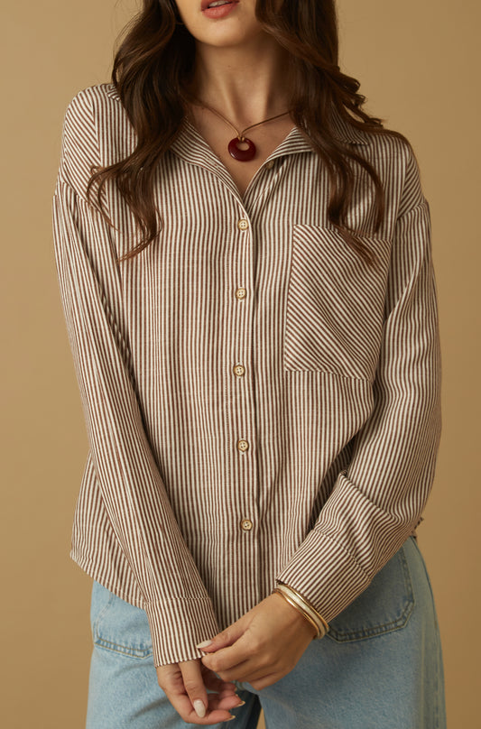 Blusa Andy Marron