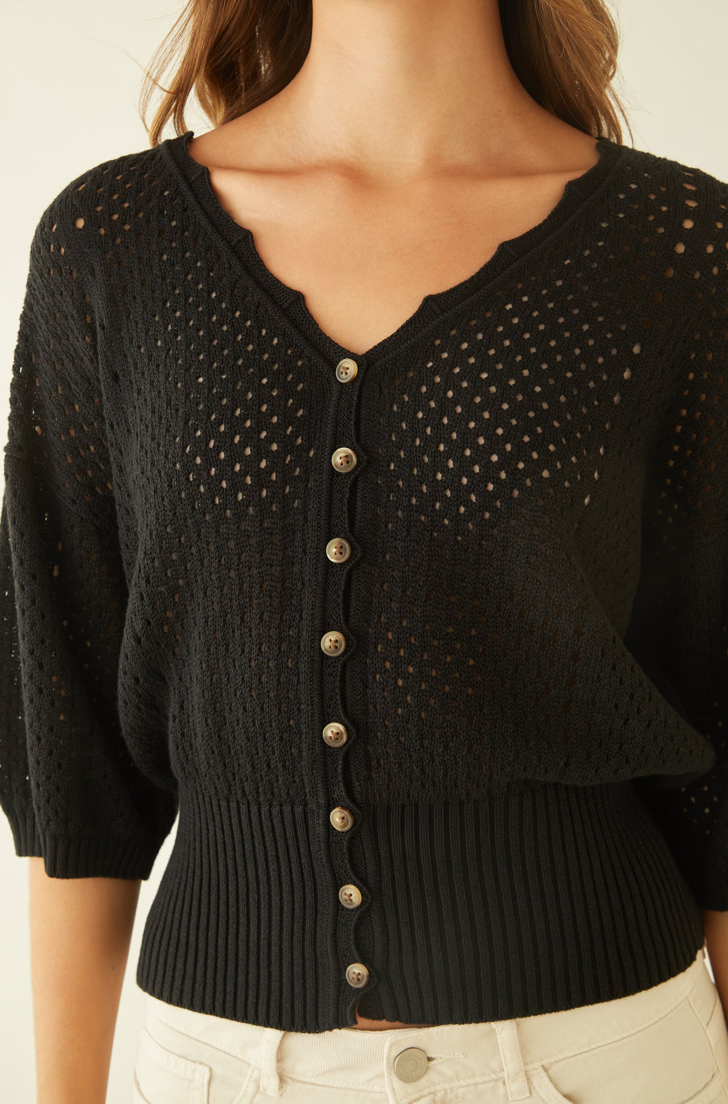 Chompa Macarella Negro