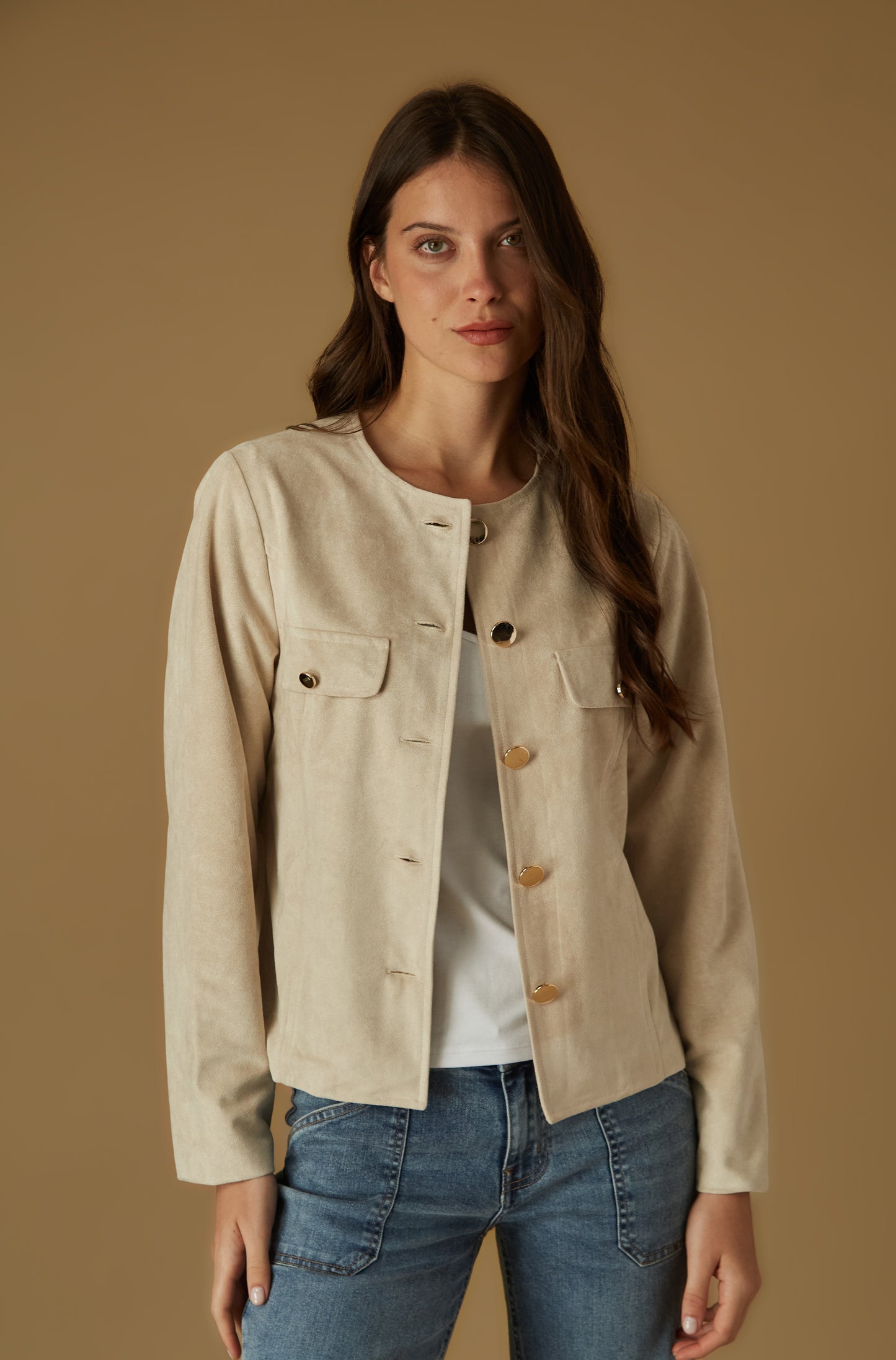 Casaca Layla Beige