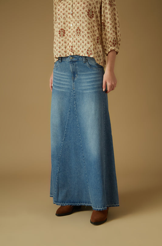 Falda Buford Azul