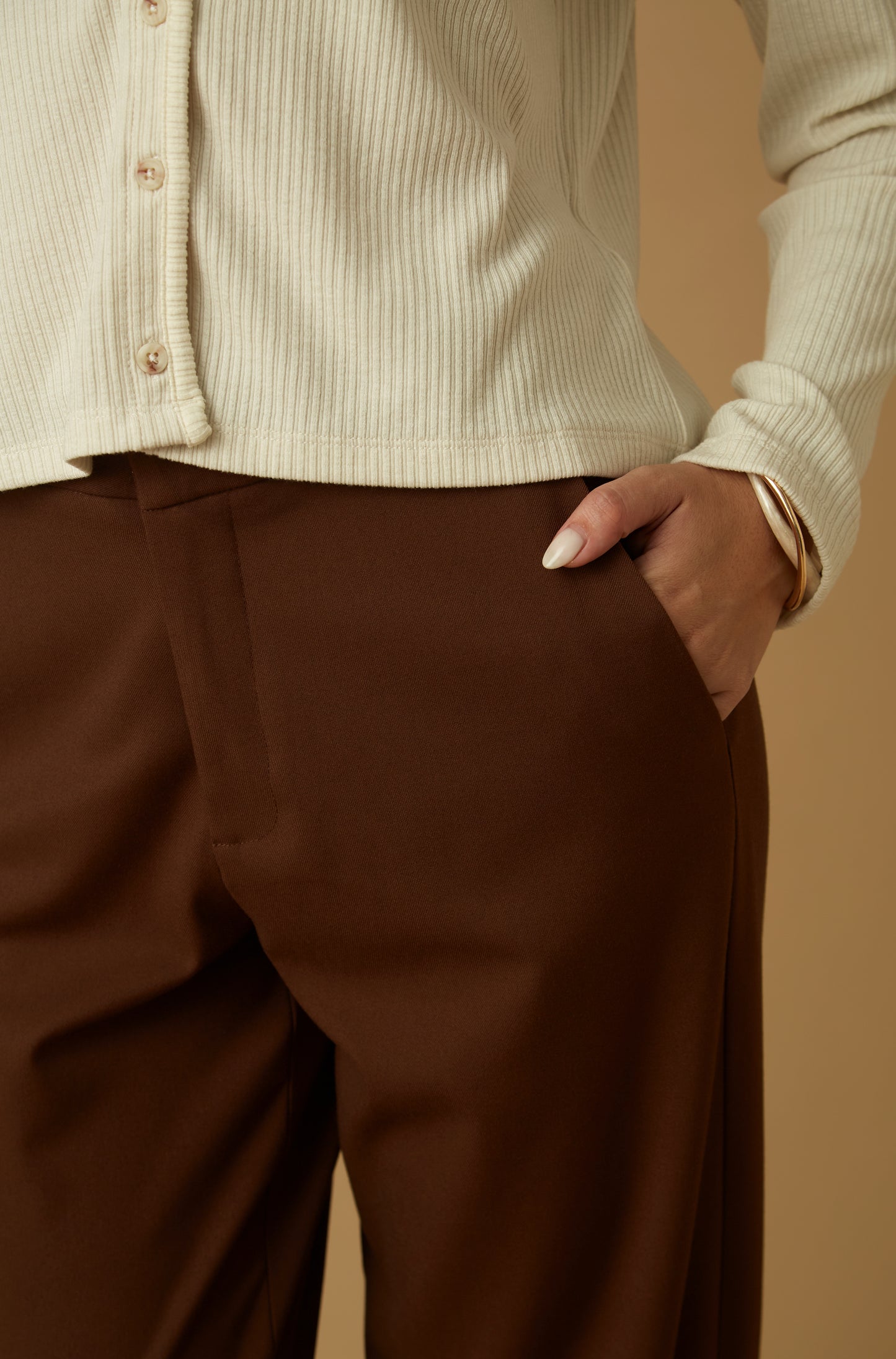 Pantalon Nabila Marron