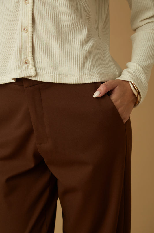 Pantalon Nabila Marron