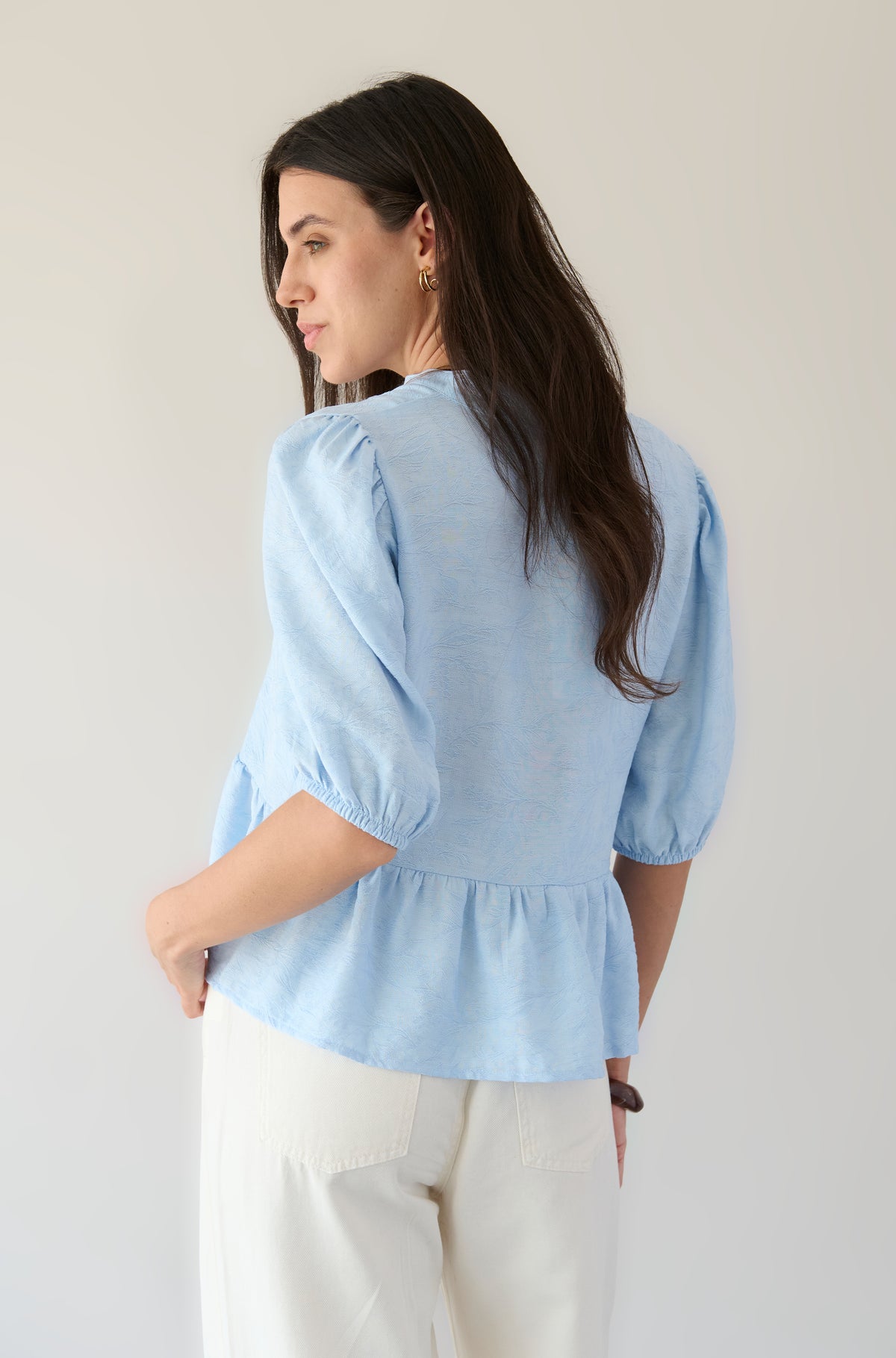 Blusa Petunia Celeste