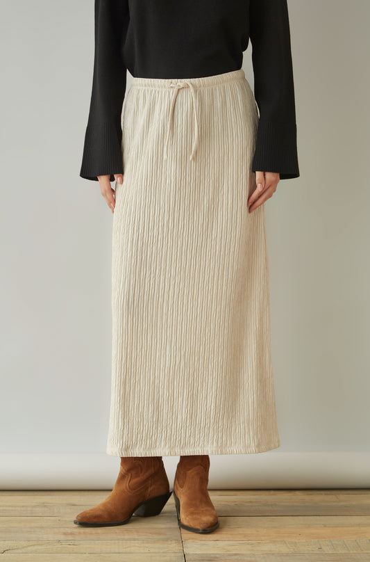 Falda Slip Crema