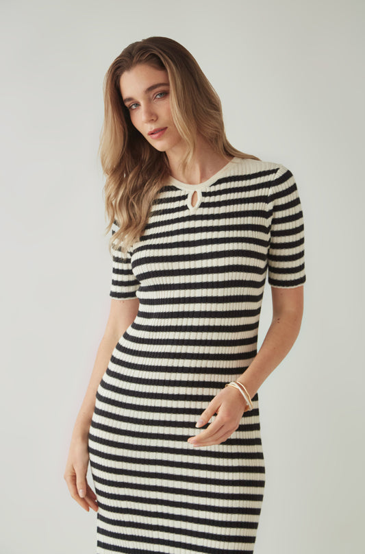 Vestido Caña Negro