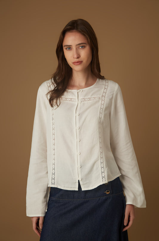 Blusa Jackie Off White