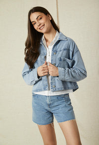 Casaca Emily Celeste