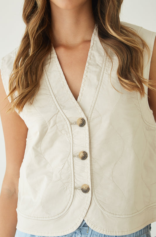 Chaleco Navio Crema
