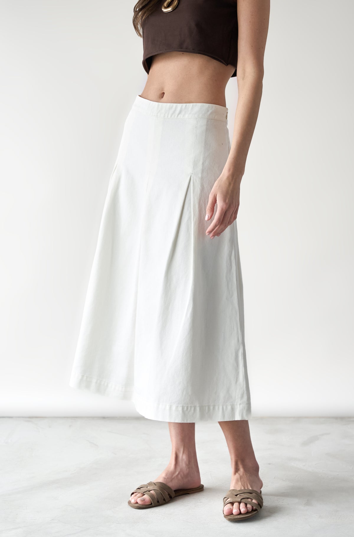 Falda Francesca Off White