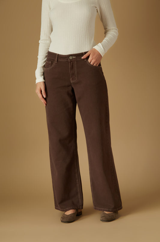 Pantalon Carol Marron