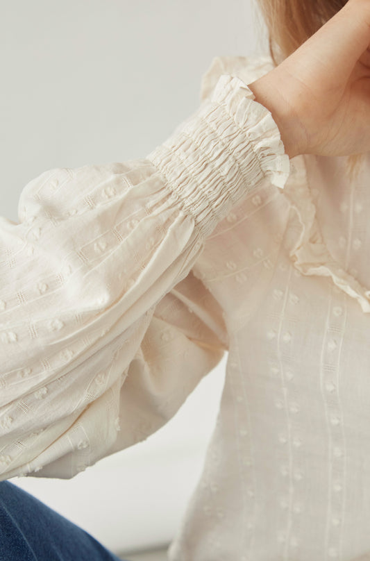 Blusa Amaranta Ecru