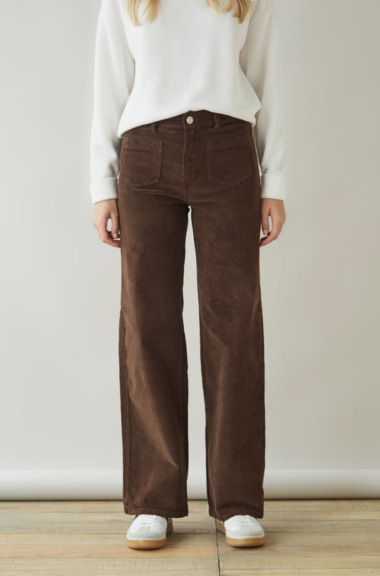 Pantalon Roble Marron