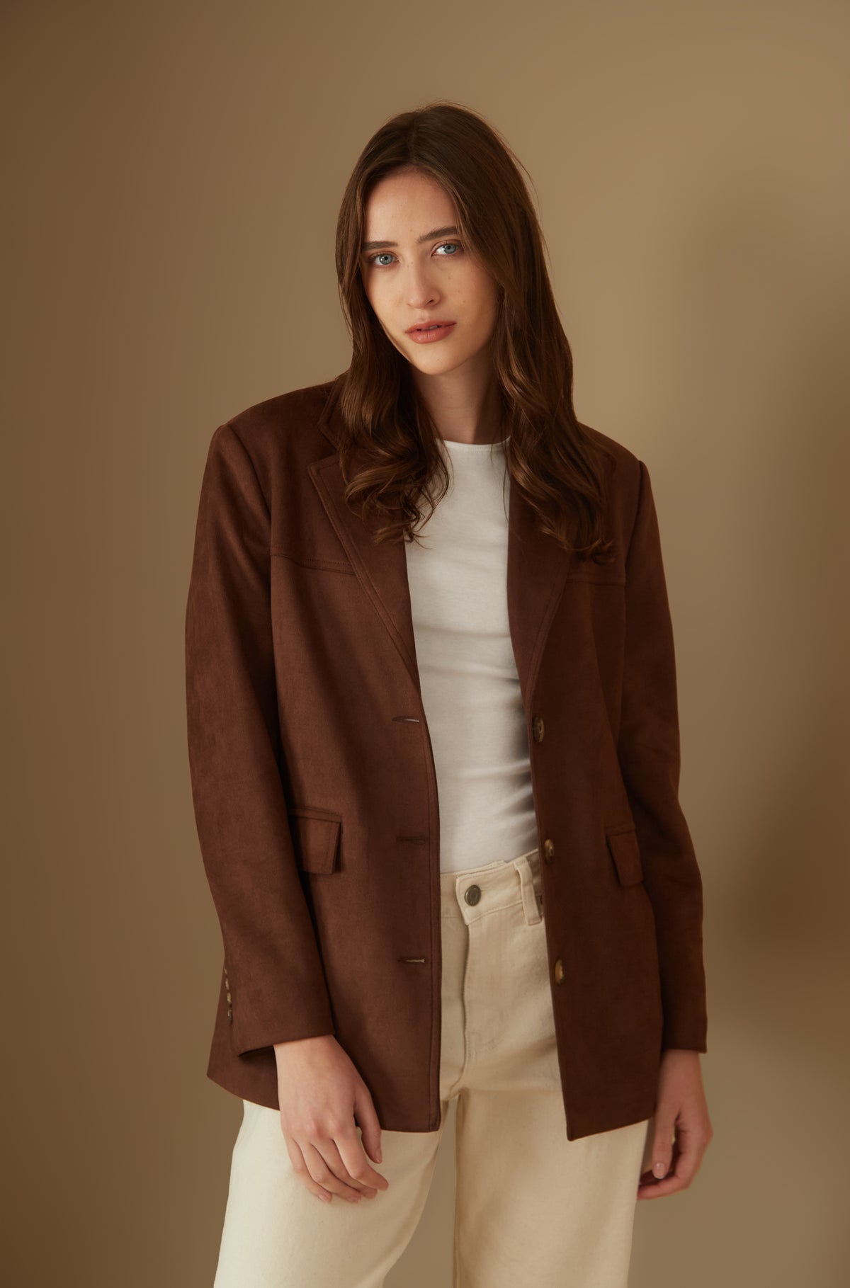 Blazer Denis Marron
