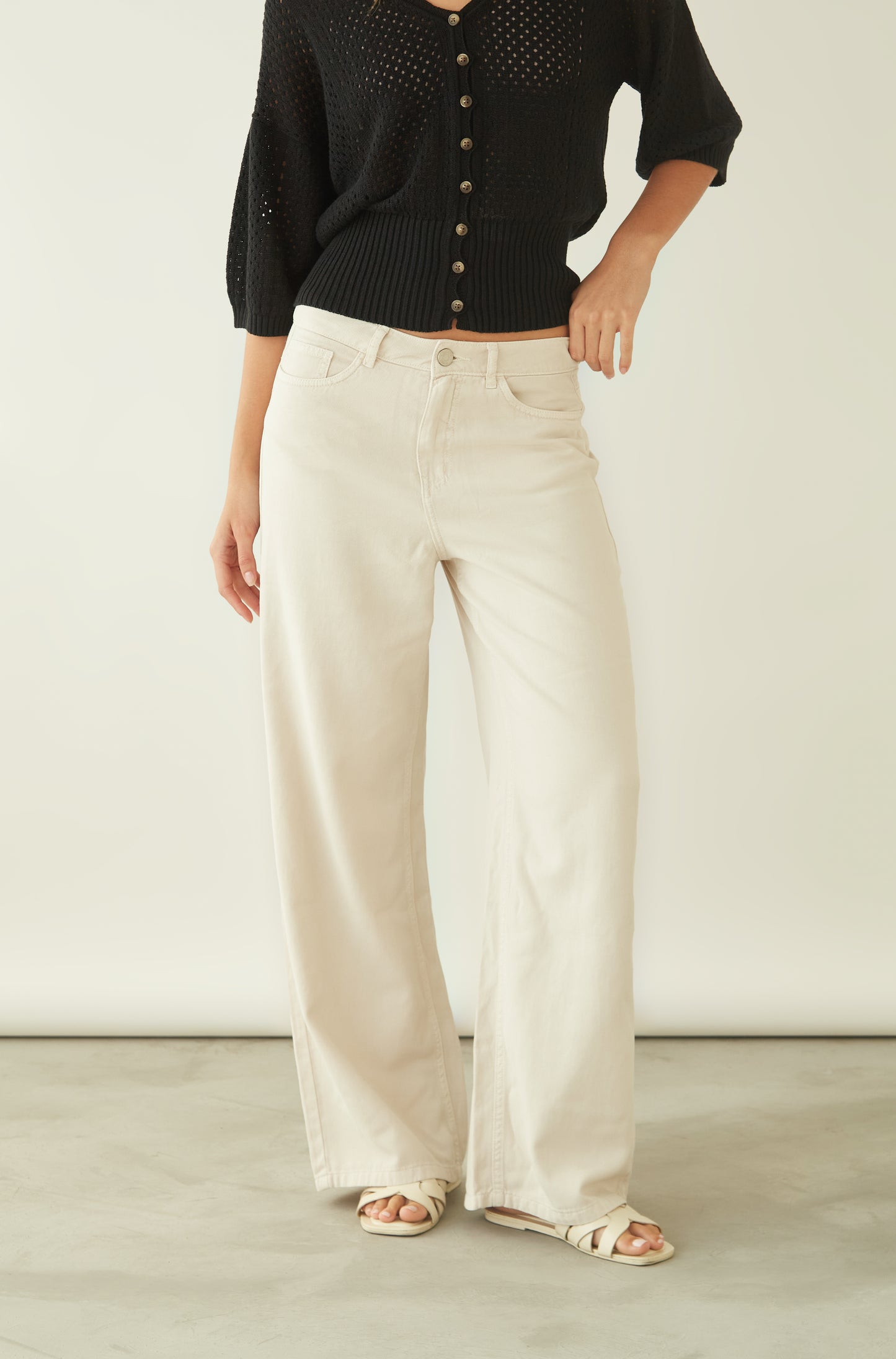 Pantalon Martina Drill Beige