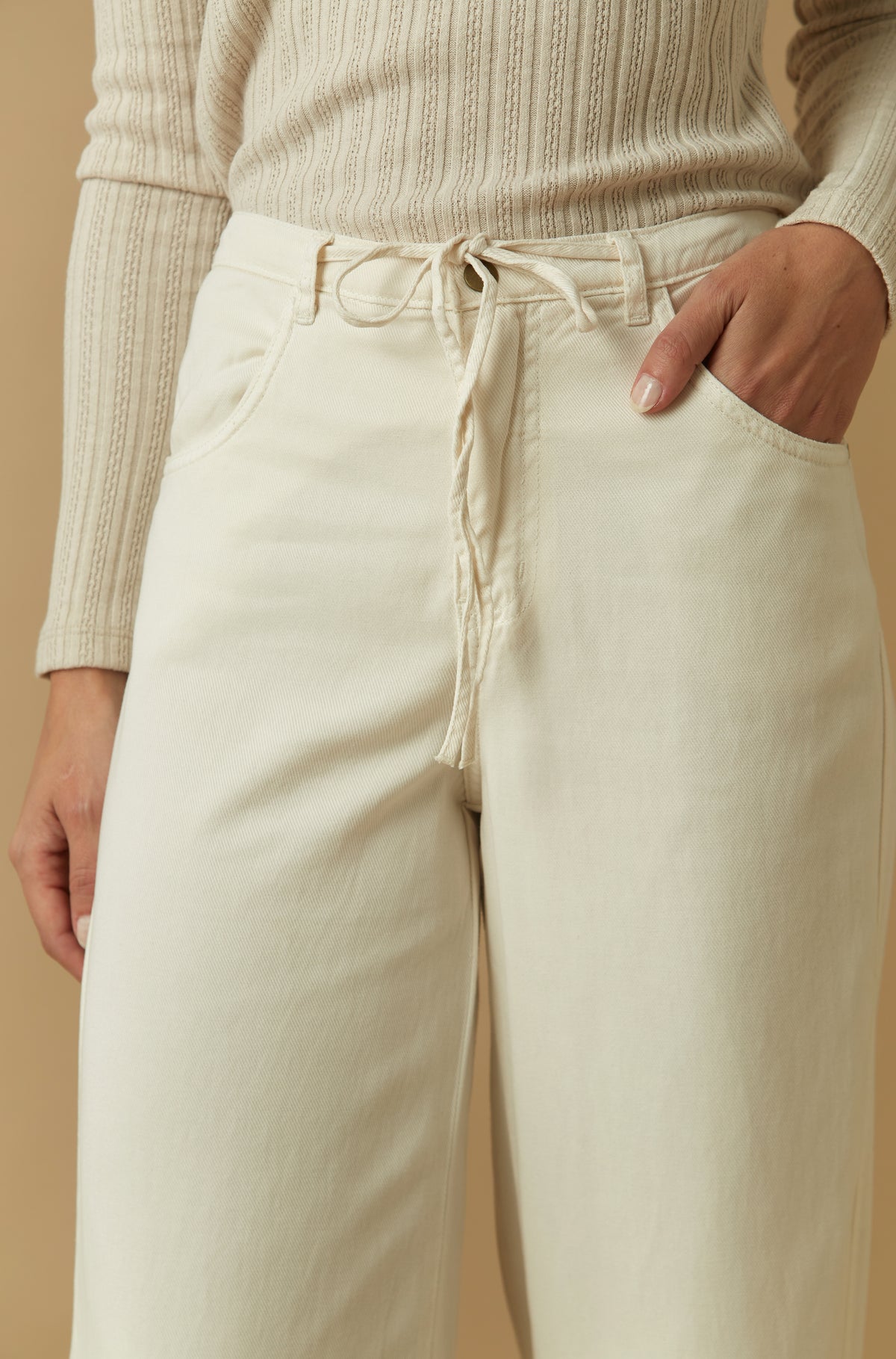 Pantalon Mancora Crema