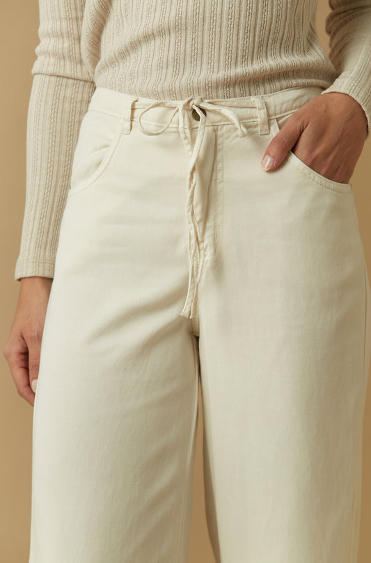 Pantalon Mancora Crema