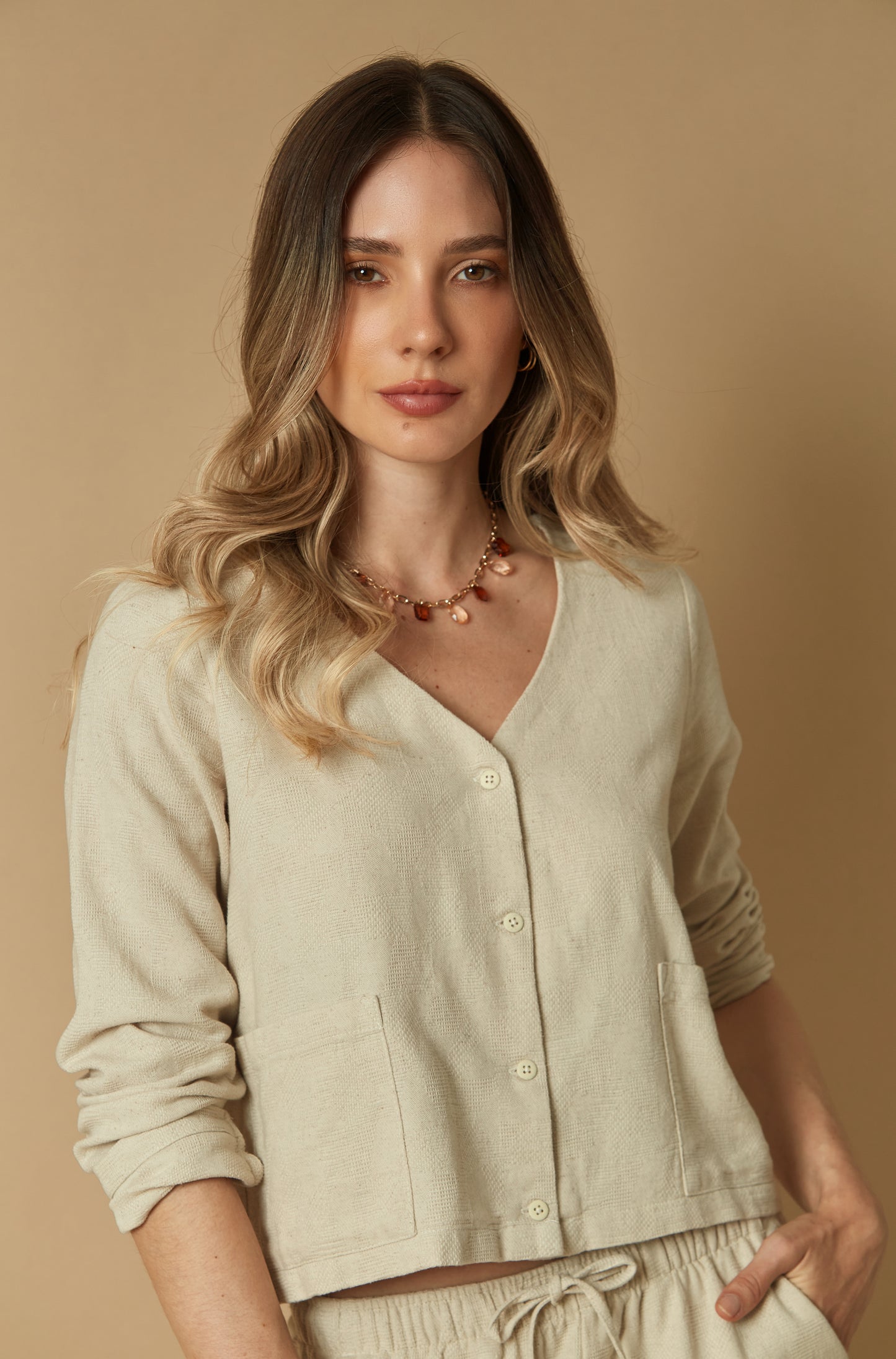 Blusa Madeira Beige