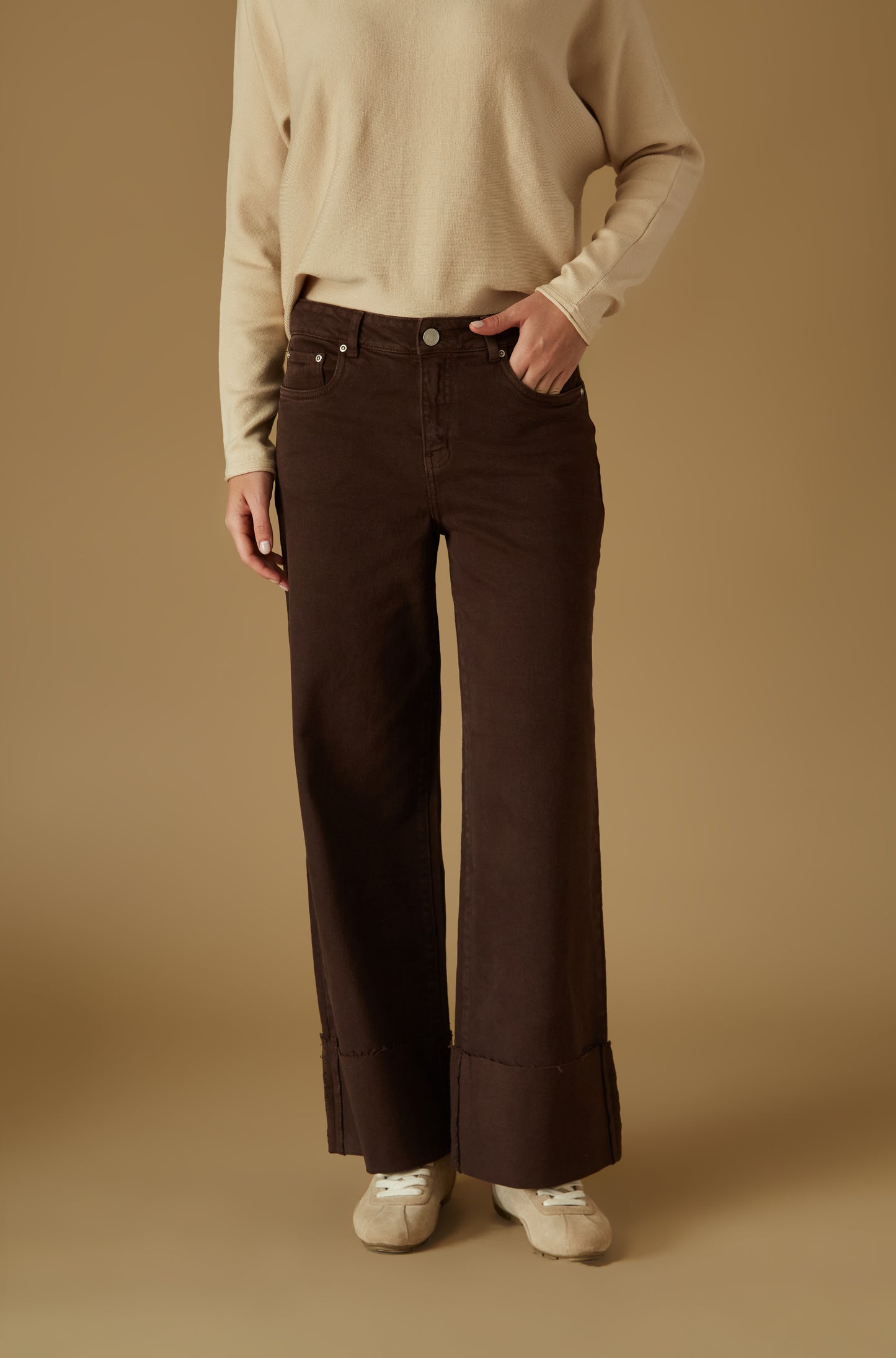 Pantalon Corina Marron
