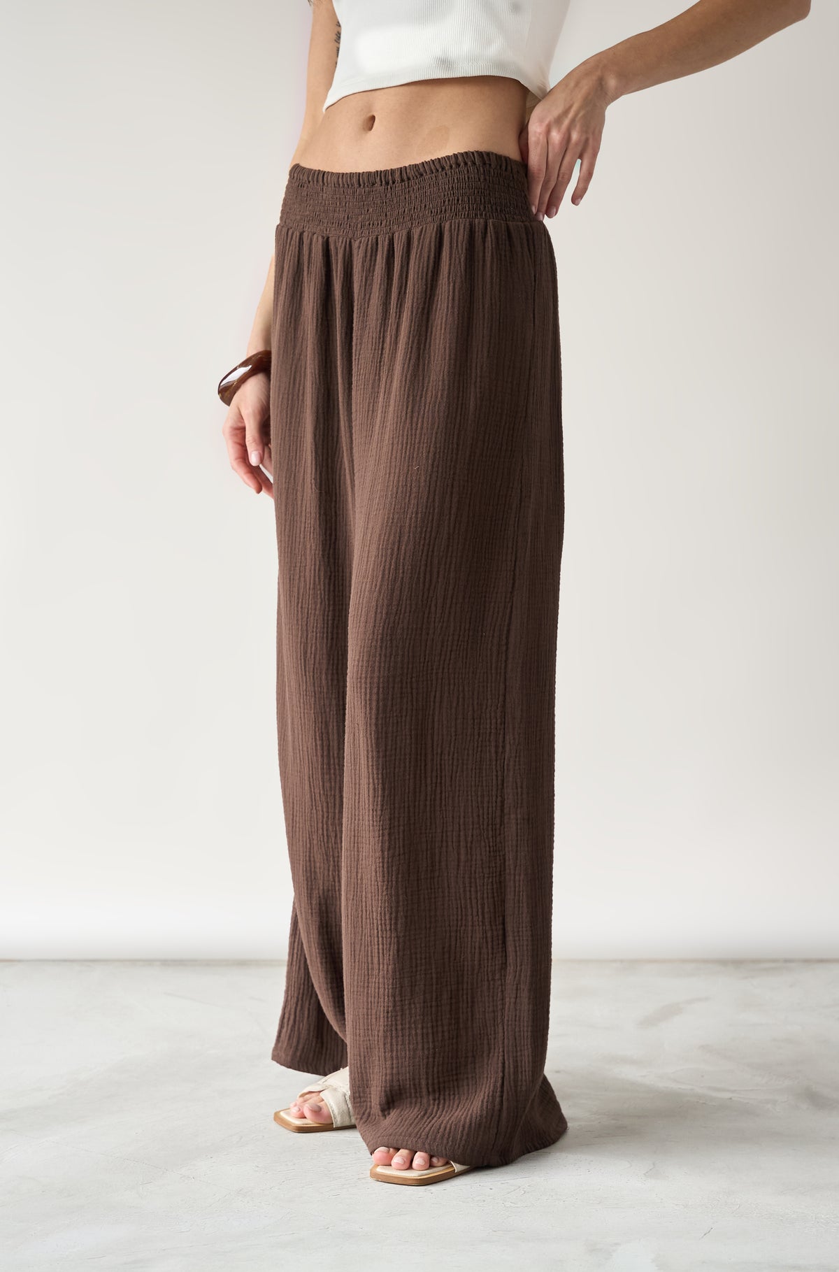 Pantalon Holly Marron