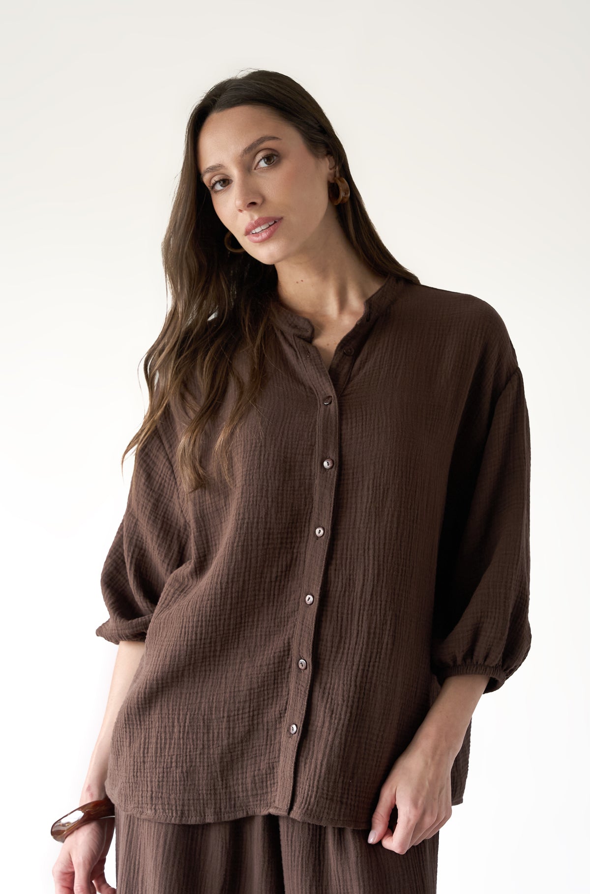 Blusa Noah Marron