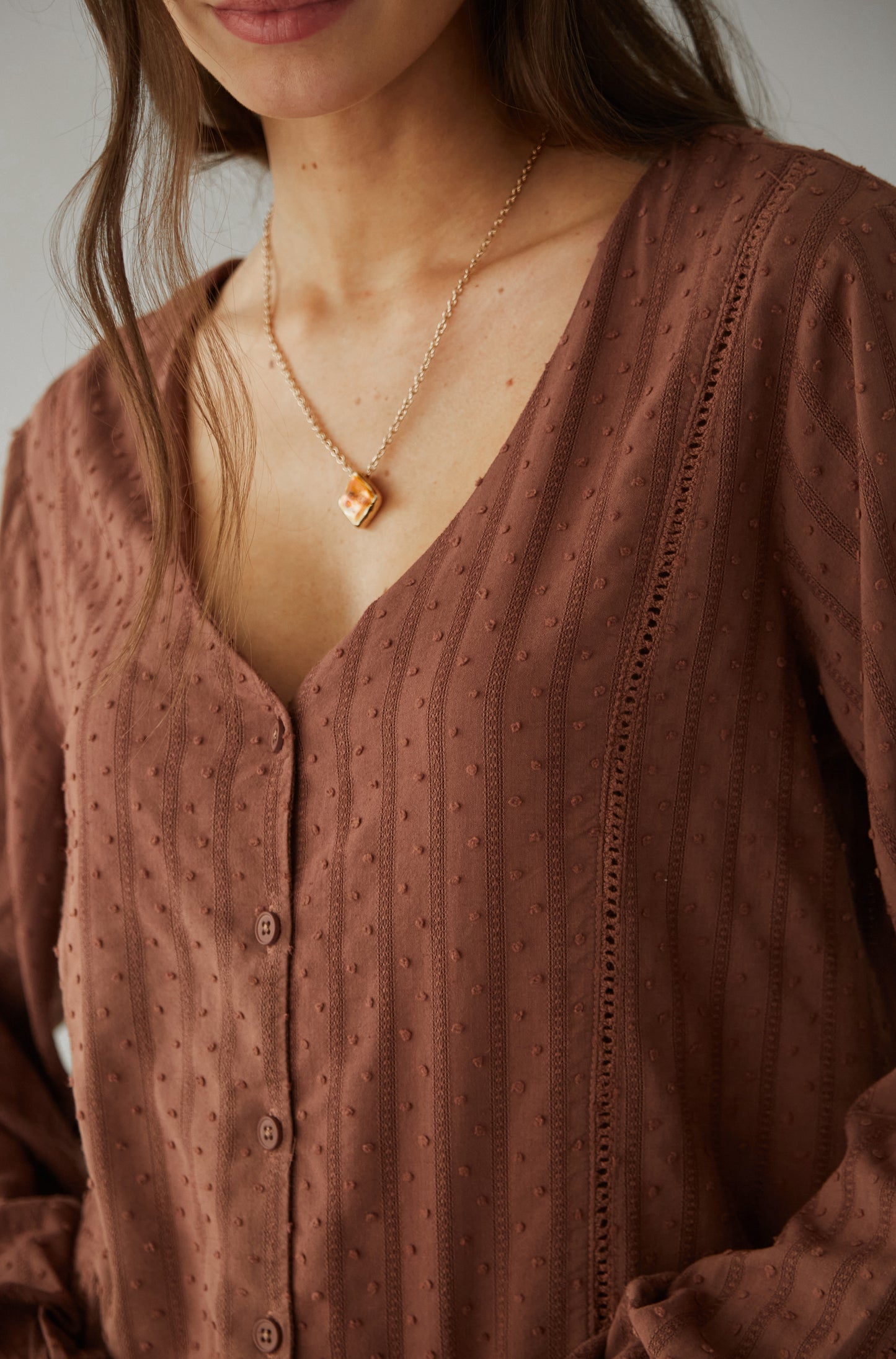 Blusa Daisy Marron
