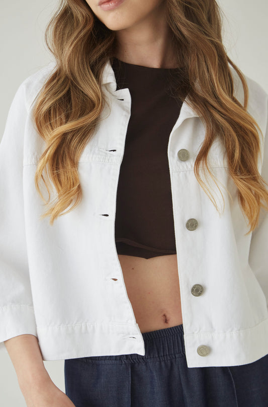 Casaca Aura Drill Off White