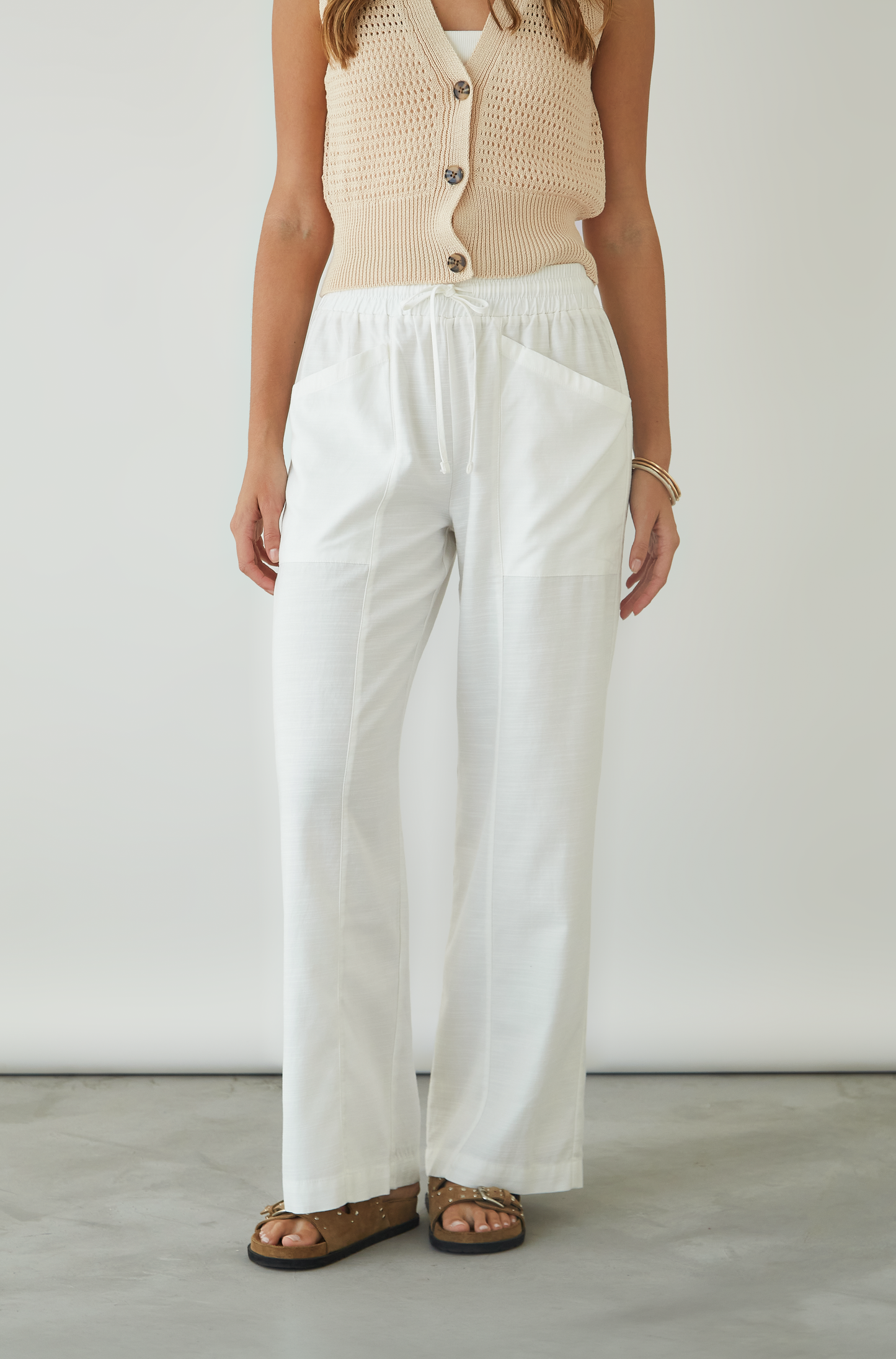 Pantalon Ginebra Off White