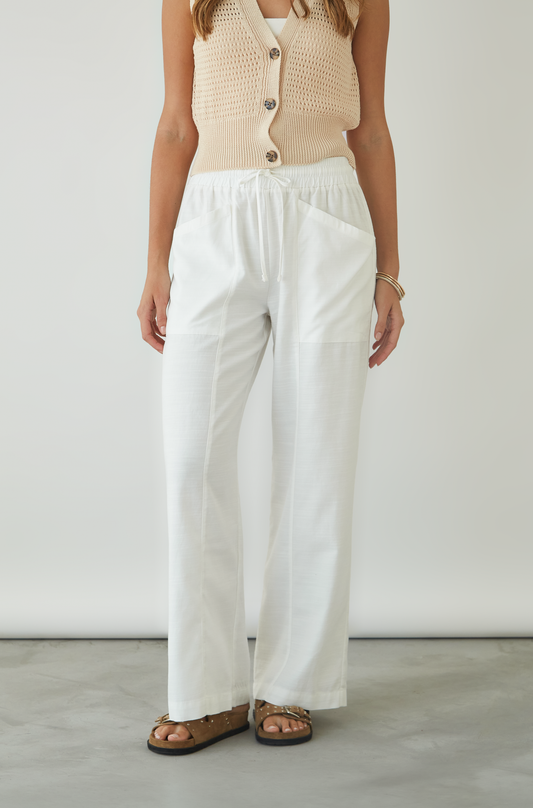 Pantalon Ginebra Off White