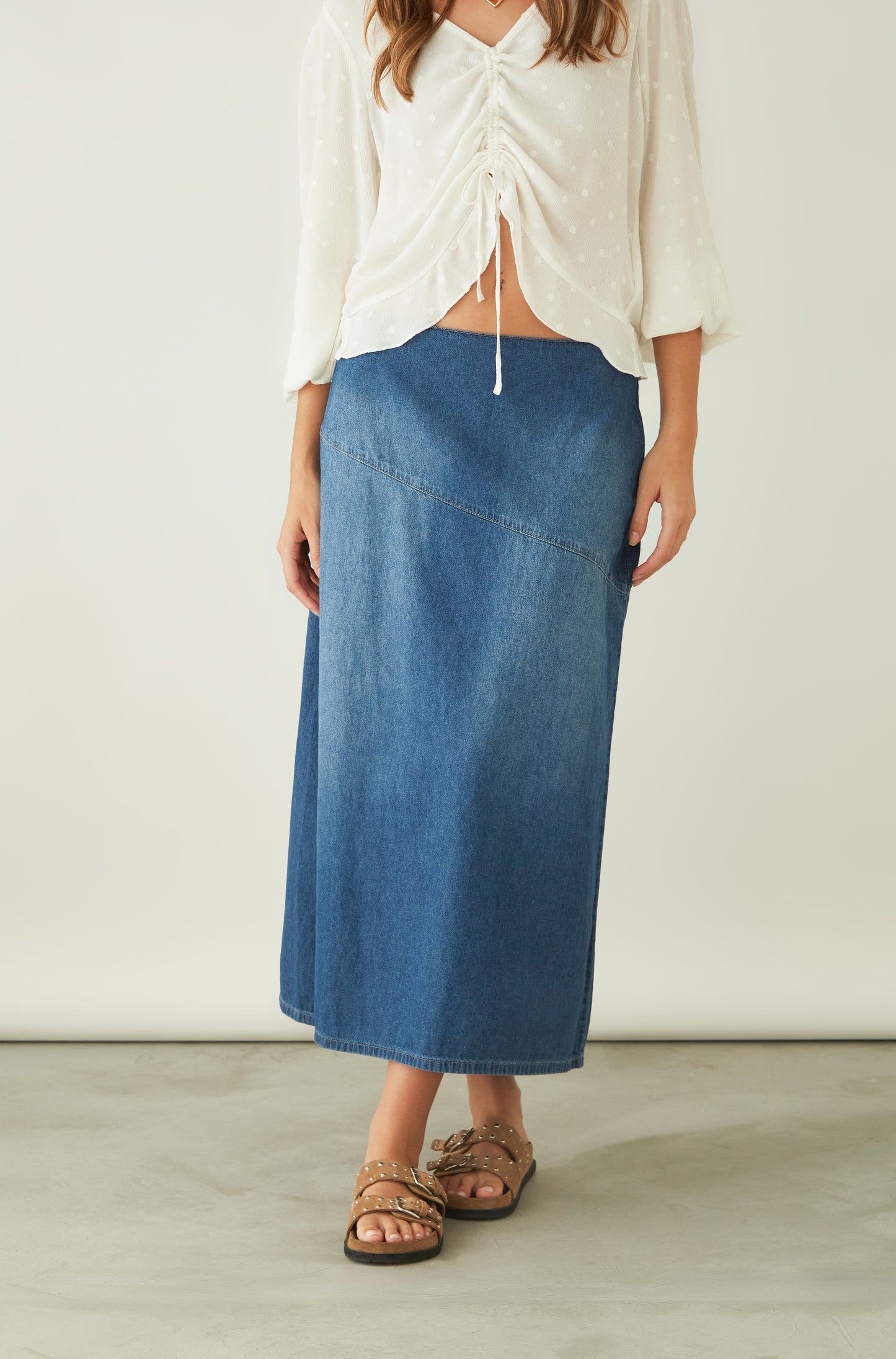 Falda San Lorenzo Azul