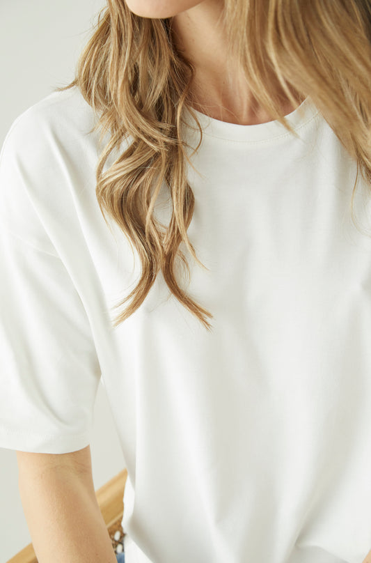 Polo Split Off White