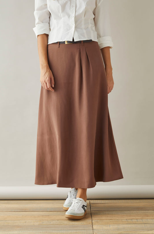 Falda Flynn Marron