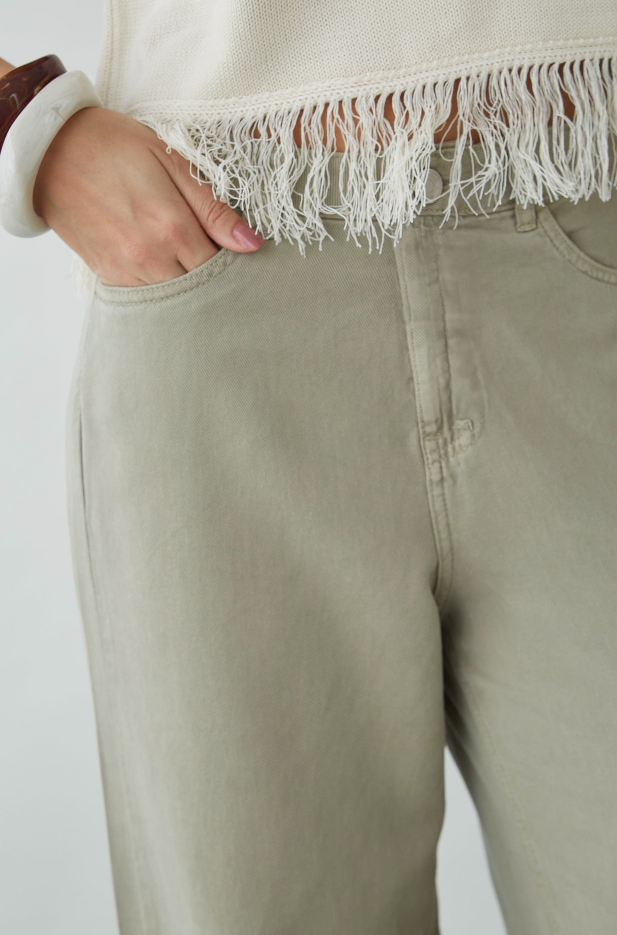 Pantalon Martina Drill Verde